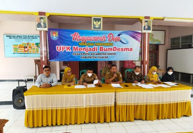 MUSDES DESA KROYA BAHAS TRANSFORMASI UPK JADI BUMDESMA, SPP TETAP ADA.