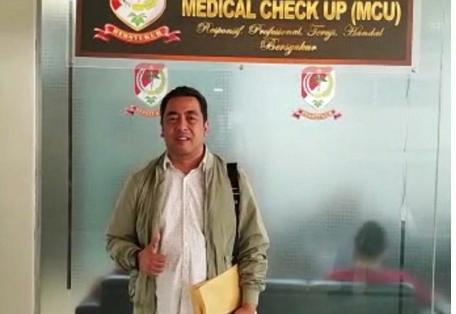 SYAIFUDDIN ME CALON DPD RI, JALANI MEDICAL CHECK UP DI RSPAD GATOT SUBROTO.