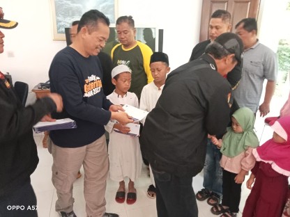 MANDIRI AMAL INSANI BERIKAN SANTUNAN YATIM DI ACARA HALAL BIHALAL POKDARKAMTIBMAS SEKTOR JAGAKARSA